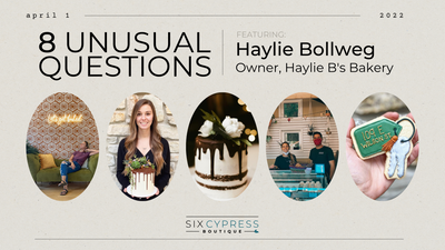 8 UNUSUAL QUESTIONS: Feat. Haylie Bollweg, owner of Haylie B's Bakery