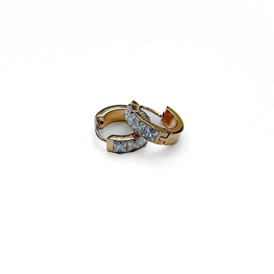 Demi Diamond Hoop Earrings