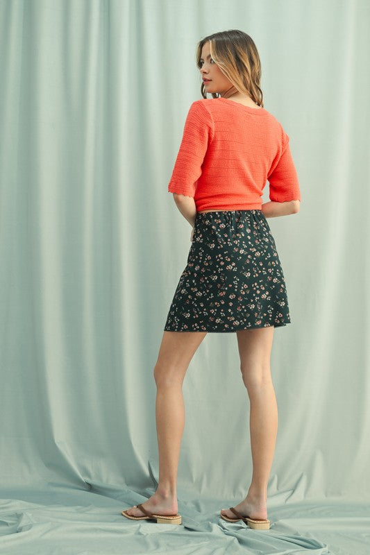 Blake Floral Mini Skirt