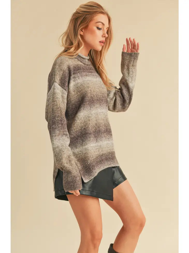 Eleni Ombre Stripe Sweater
