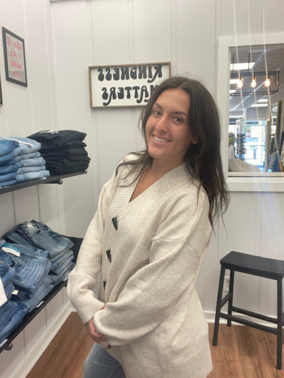 Maro Toggle Button Cardigan