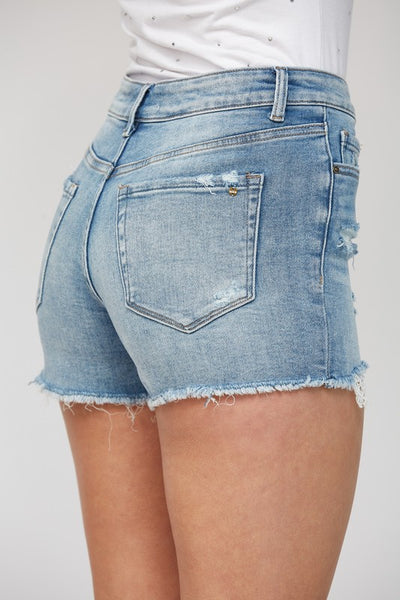 Palisades High Rise Denim Short