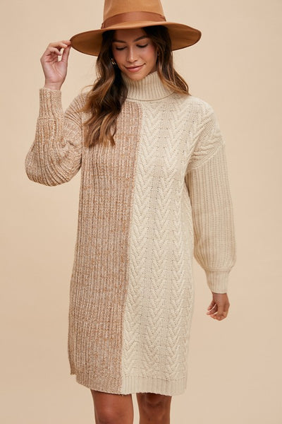 Molly Turtleneck Sweater Dress