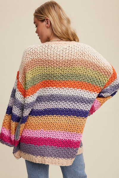 Michele Crochet Knit Cardigan