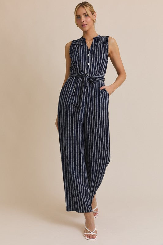 Wyatt Waist Tie Jumpsuit