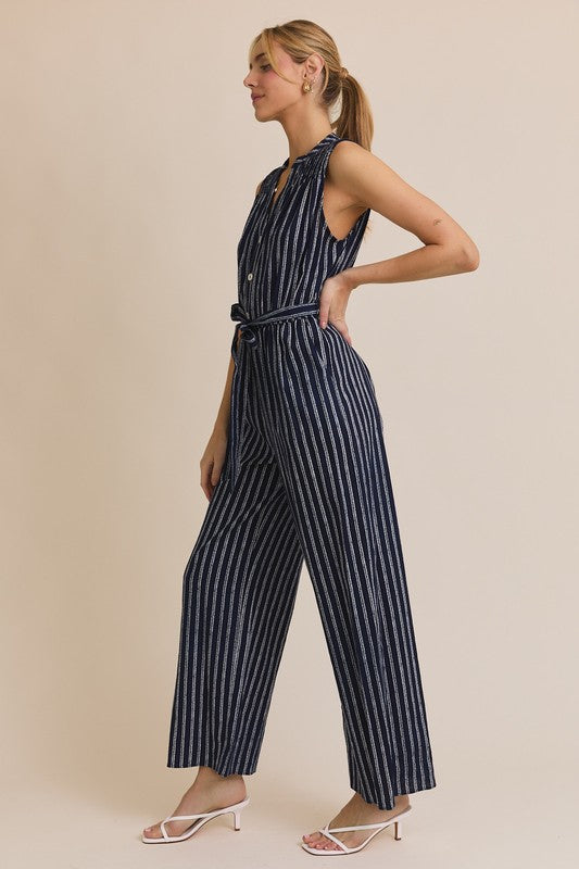 Wyatt Waist Tie Jumpsuit
