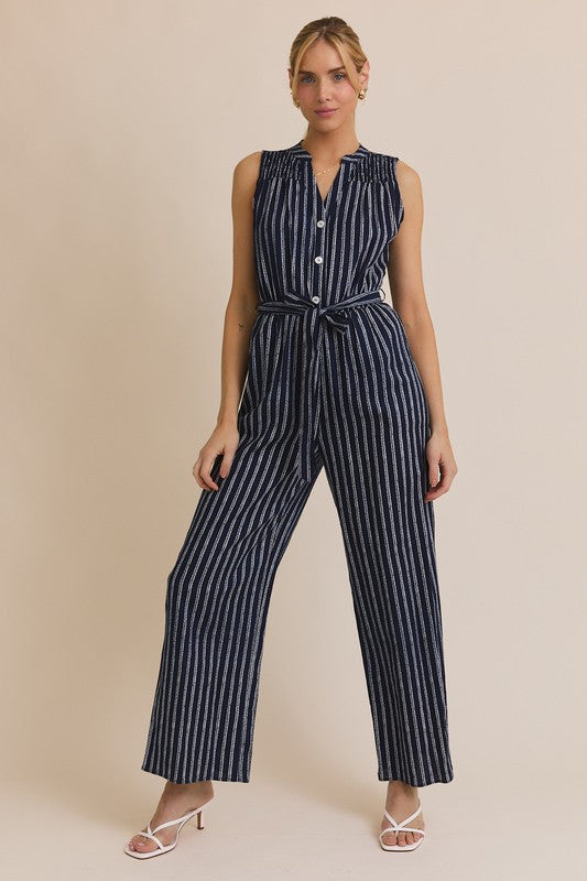 Wyatt Waist Tie Jumpsuit