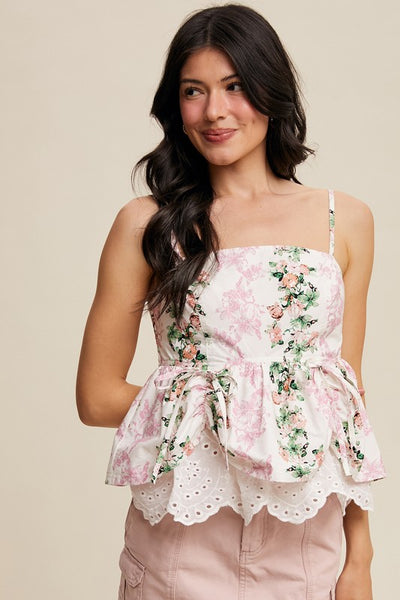 Angel Romantic Peplum Top