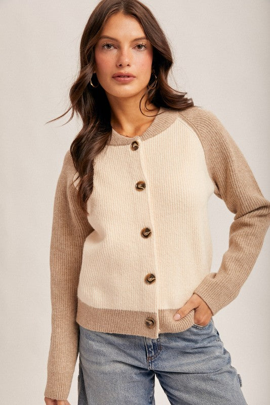 Hazel Varsity Cardigan Sweater