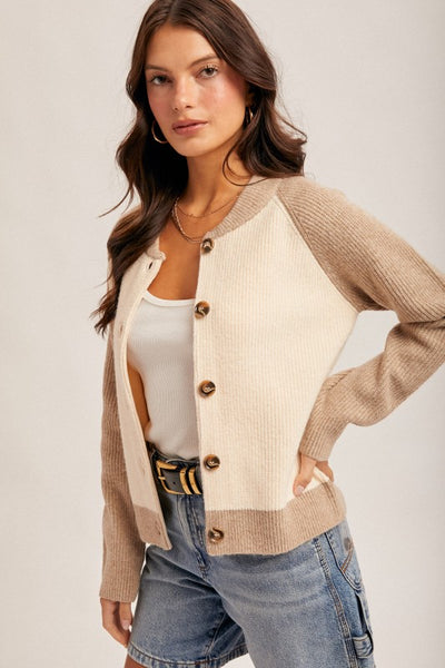 Hazel Varsity Cardigan Sweater