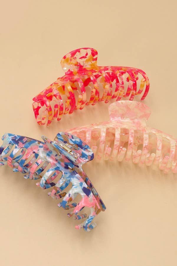 Mermaid Colorful Hair Claw Clips