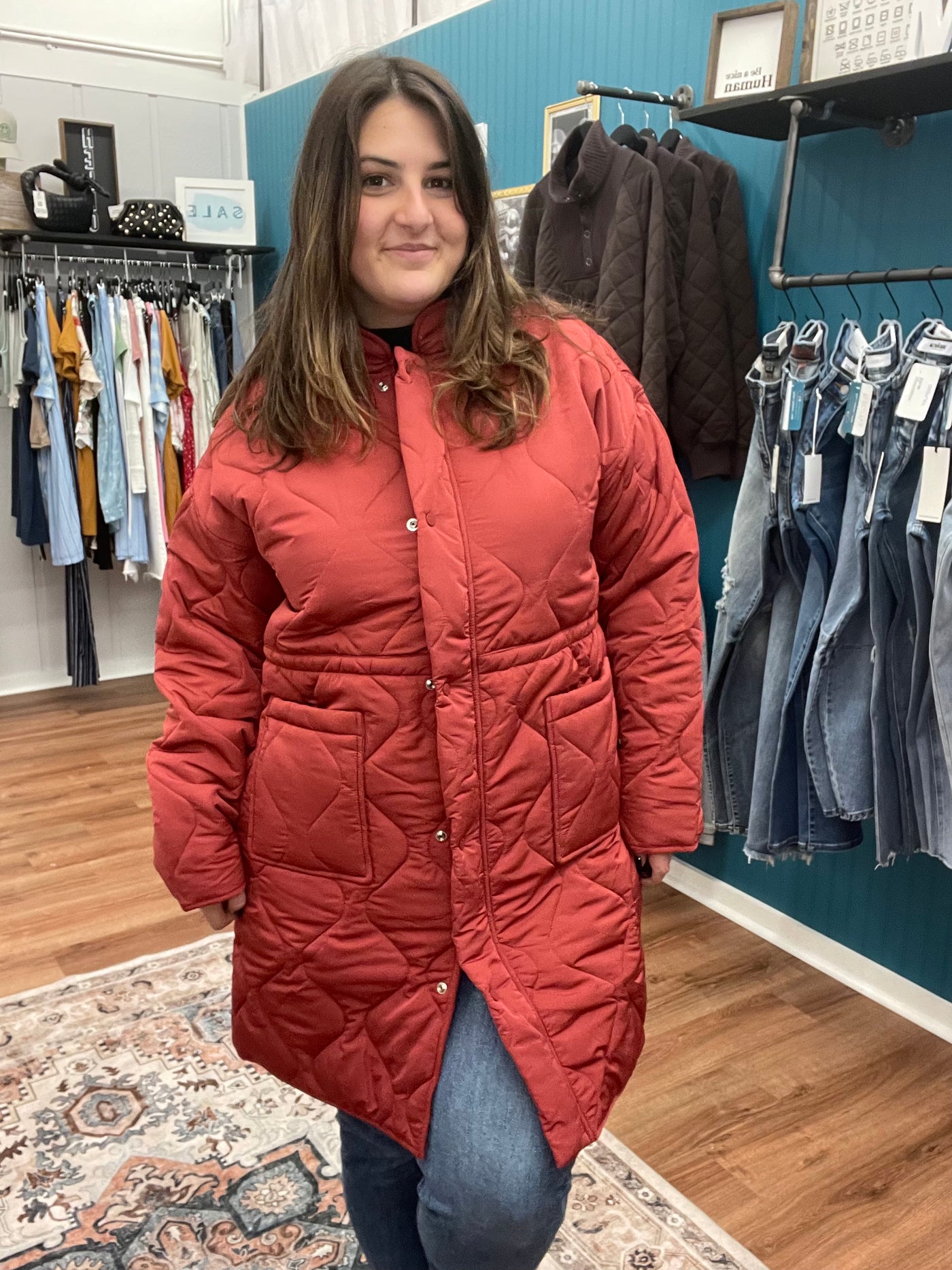 Queens Quilted Puffer Jacket