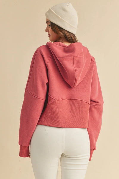 Drea Half Zip Pullover Sweatshirt