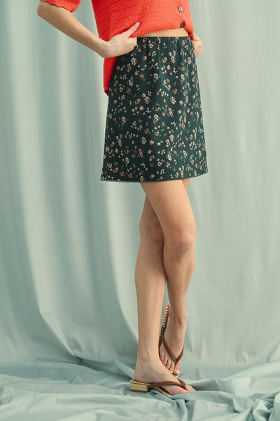 Blake Floral Mini Skirt