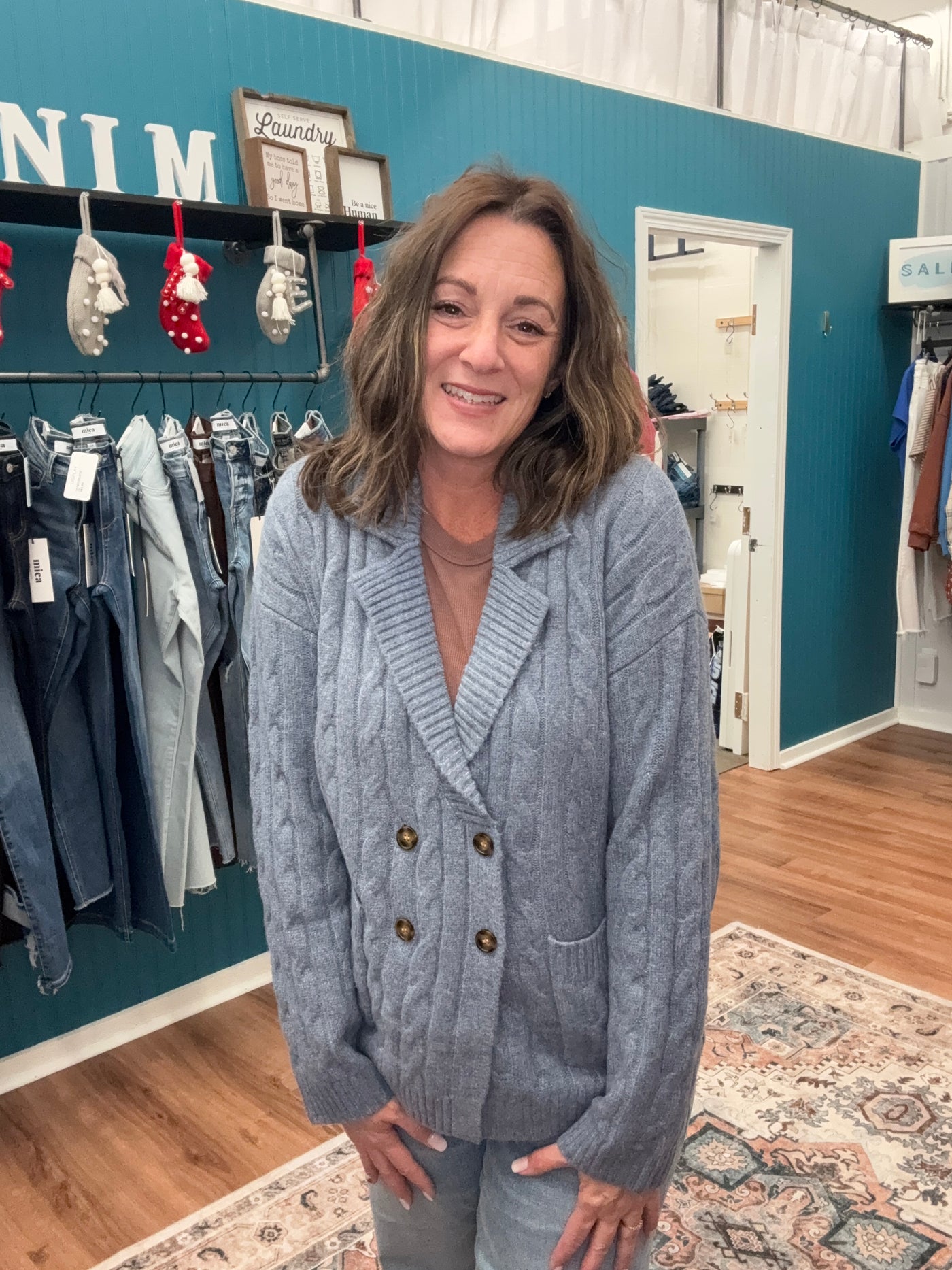 Cora Double Breasted Cardigan