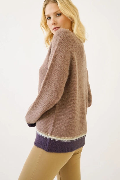 Sparkle Color Bottom Sweater