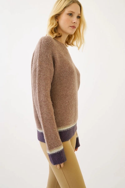 Sparkle Color Bottom Sweater