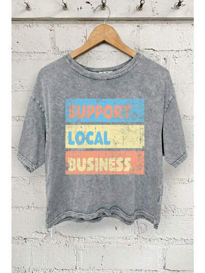 Support Local Business Graphic Tee