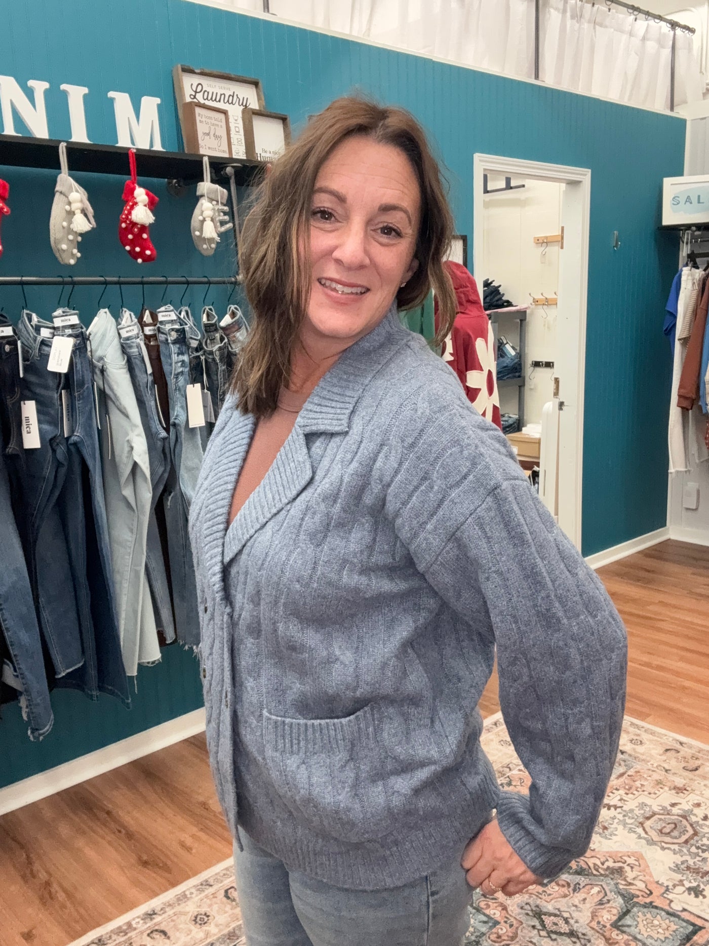 Cora Double Breasted Cardigan