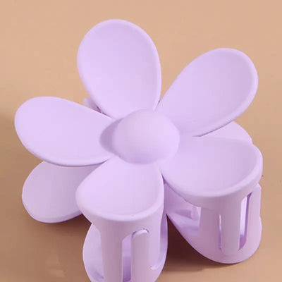 Matte Flower Hair Claw Clip