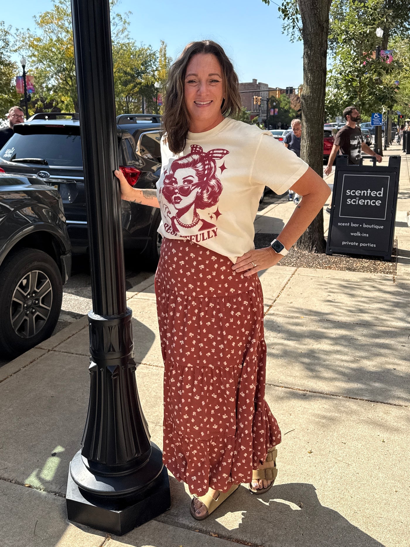 Whispers Floral Tiered Bubble Skirt