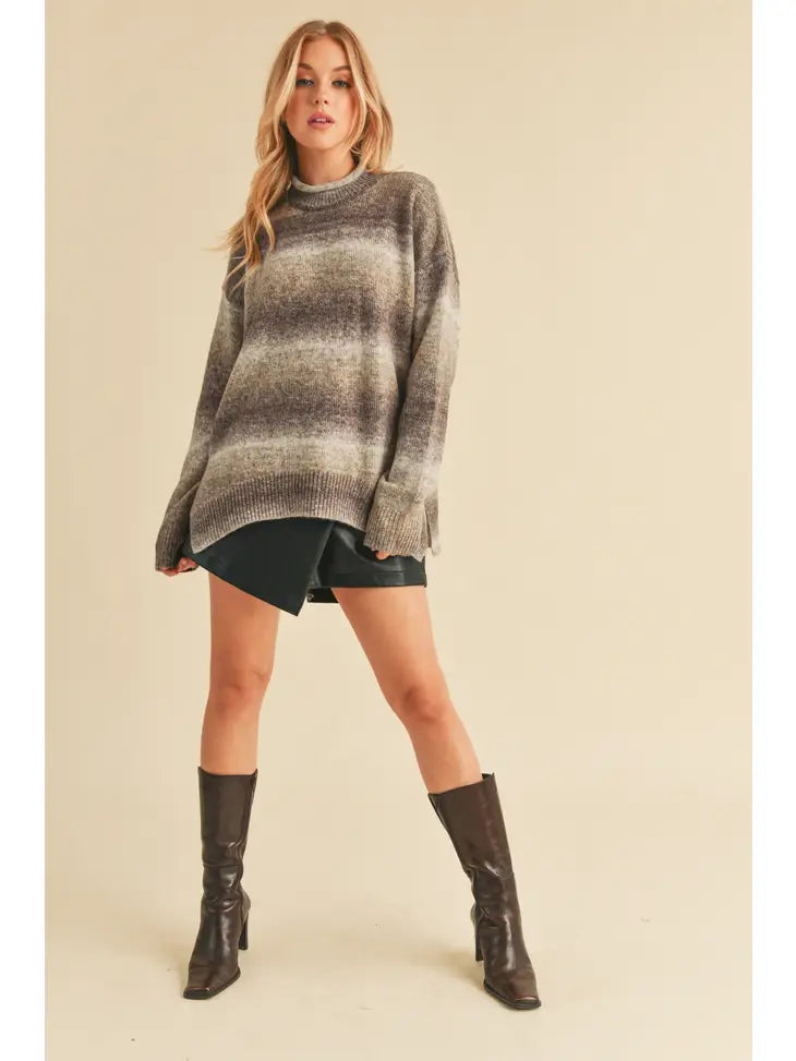 Eleni Ombre Stripe Sweater