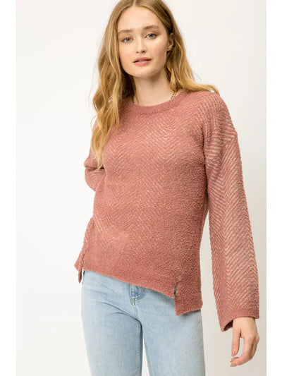 Noel Chevron Pullover Sweater