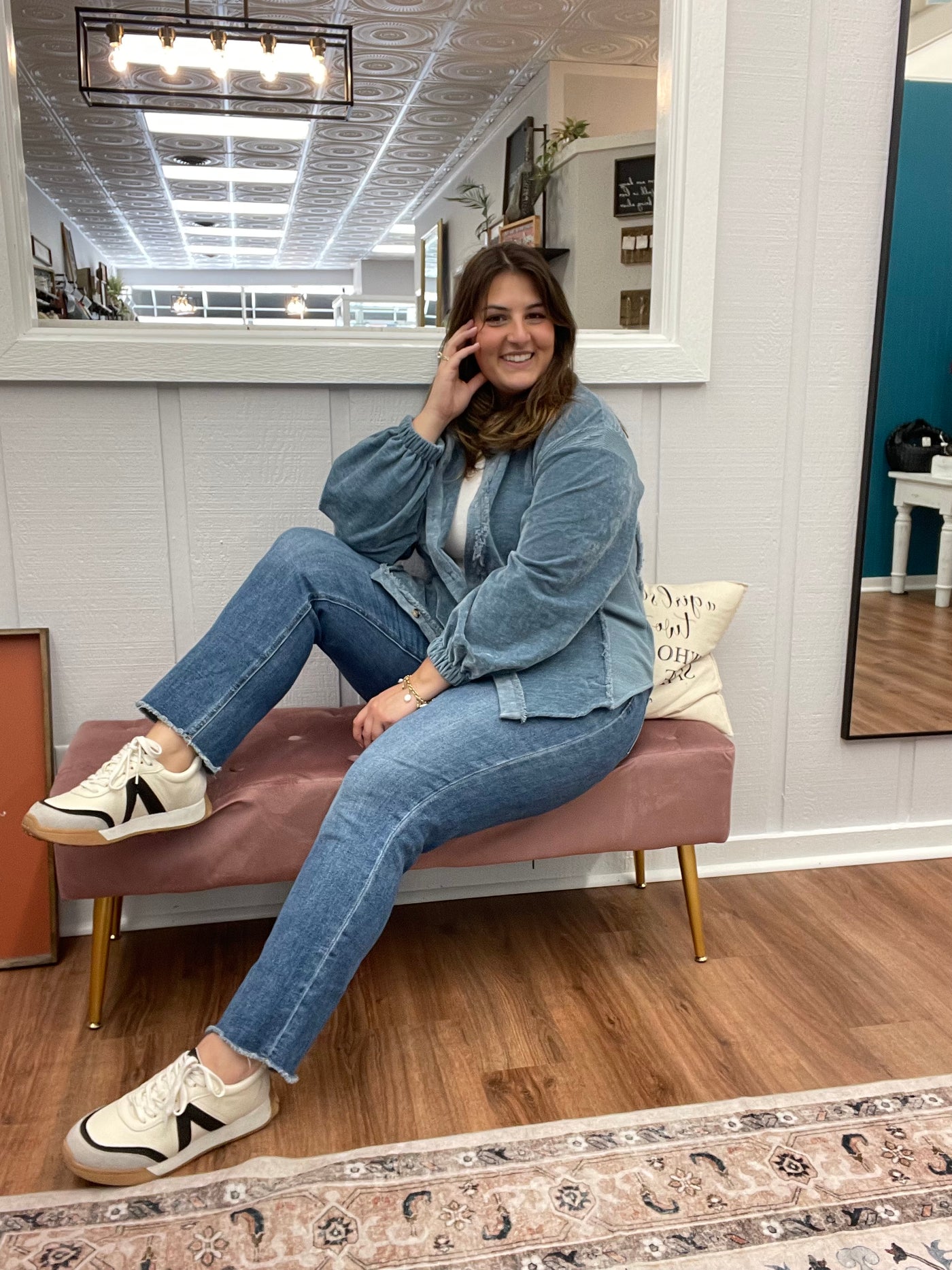 Annie Button Down Shacket