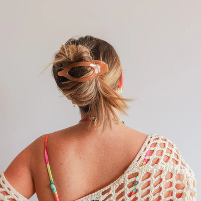 Jelly Lay Down Hair Claw Clip