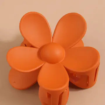 Matte Flower Hair Claw Clip