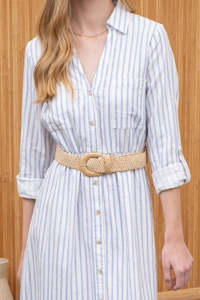Reese Belted Midi Dress