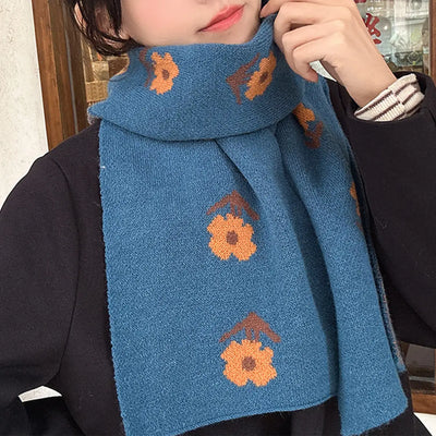 Poppy Knit Scarf