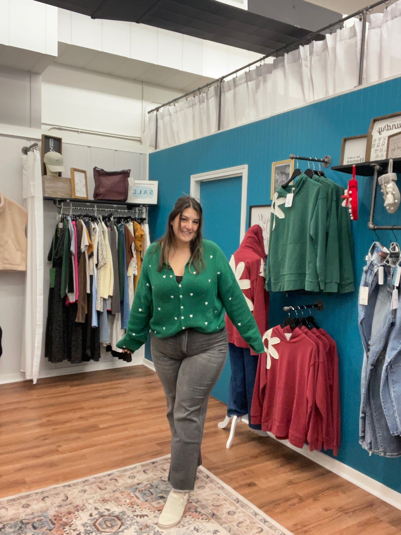 Piper Cardigan Featuring Hearts