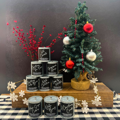 Christmas Holiday Scented Soy Candles