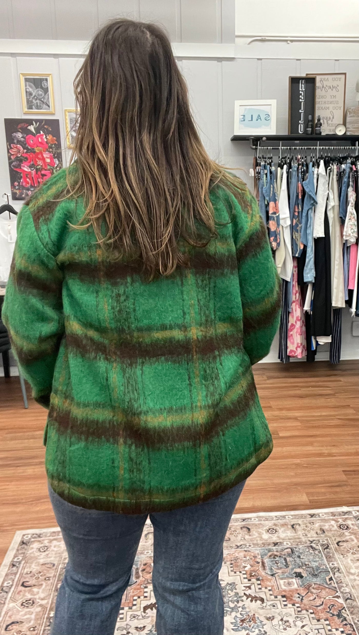 Nellie Plaid Pattern Jacket