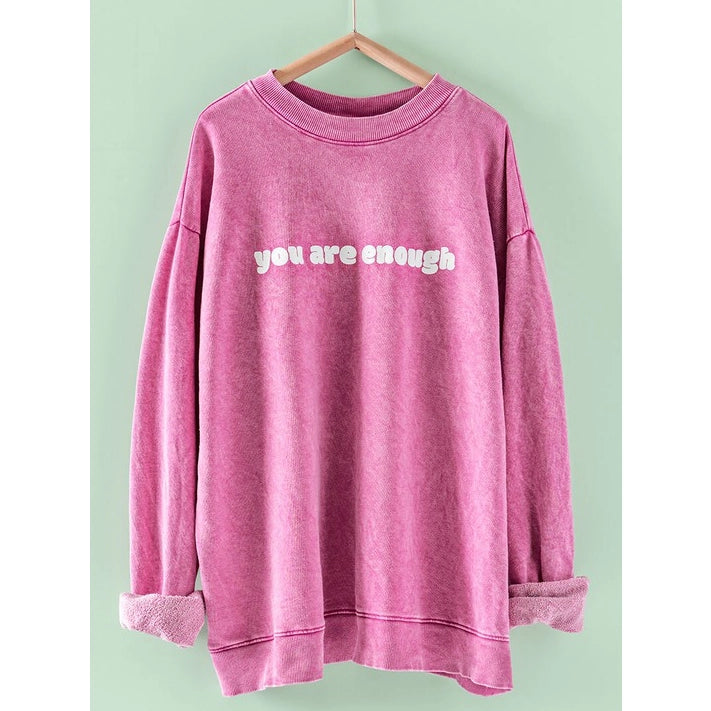 You Are Enough Oversized Sweatshirt