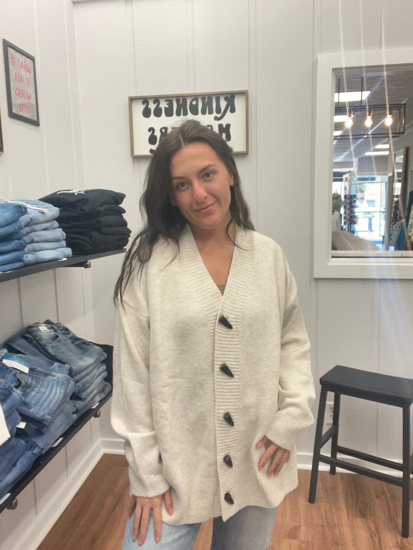 Maro Toggle Button Cardigan