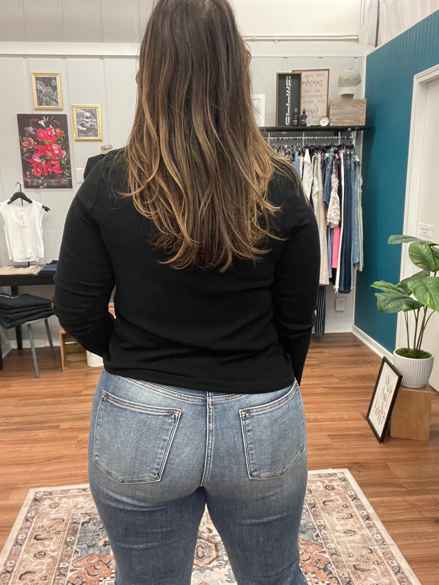 Beckett Basic Mock Neck Top