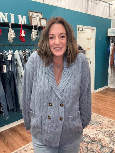Cora Double Breasted Cardigan