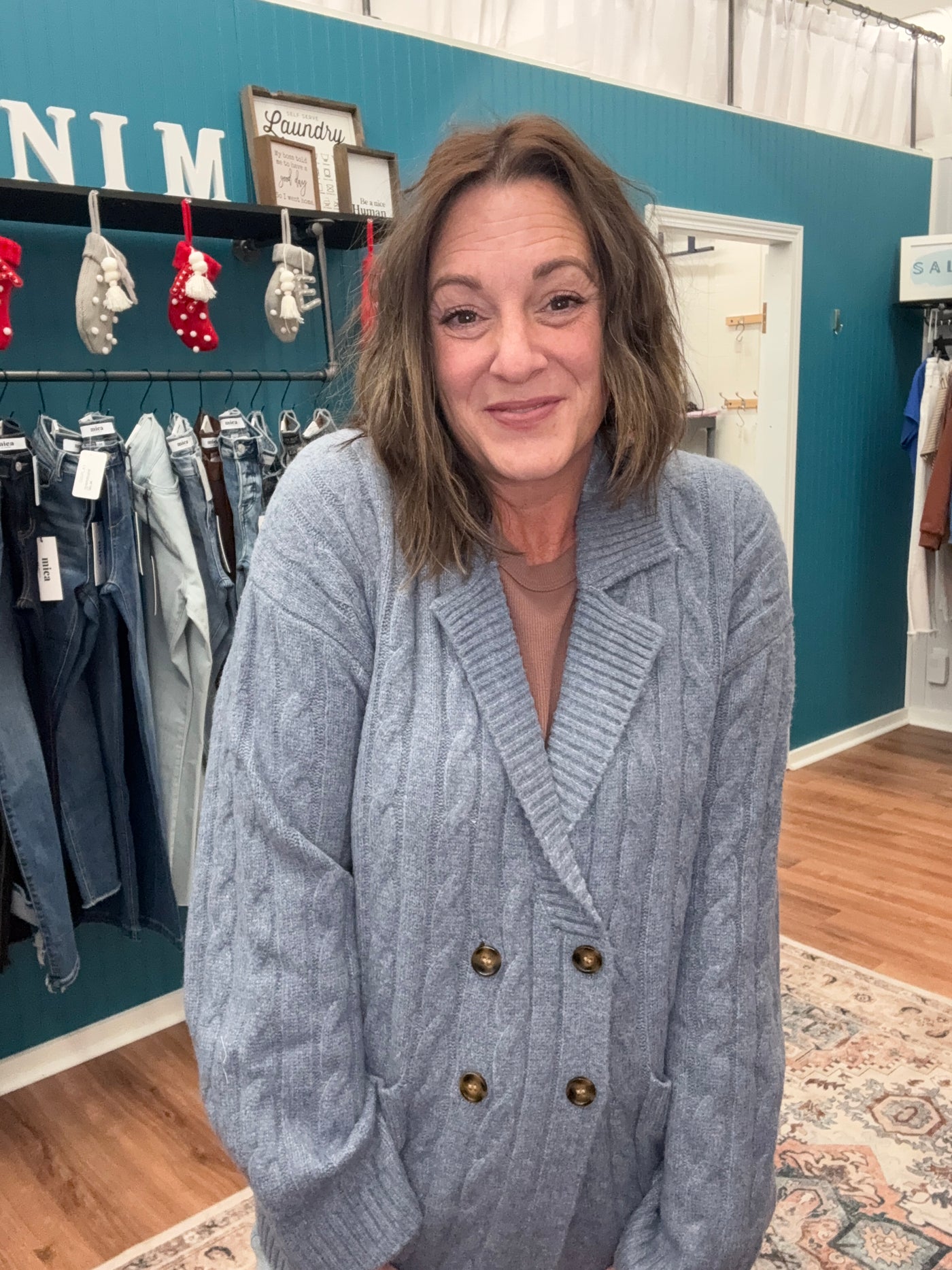 Cora Double Breasted Cardigan