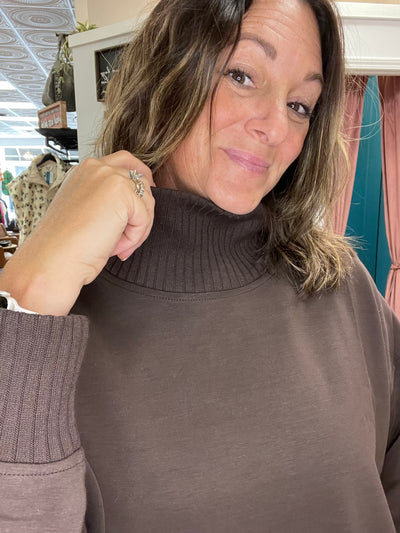 Banks Modal Ribbed Contrast Top