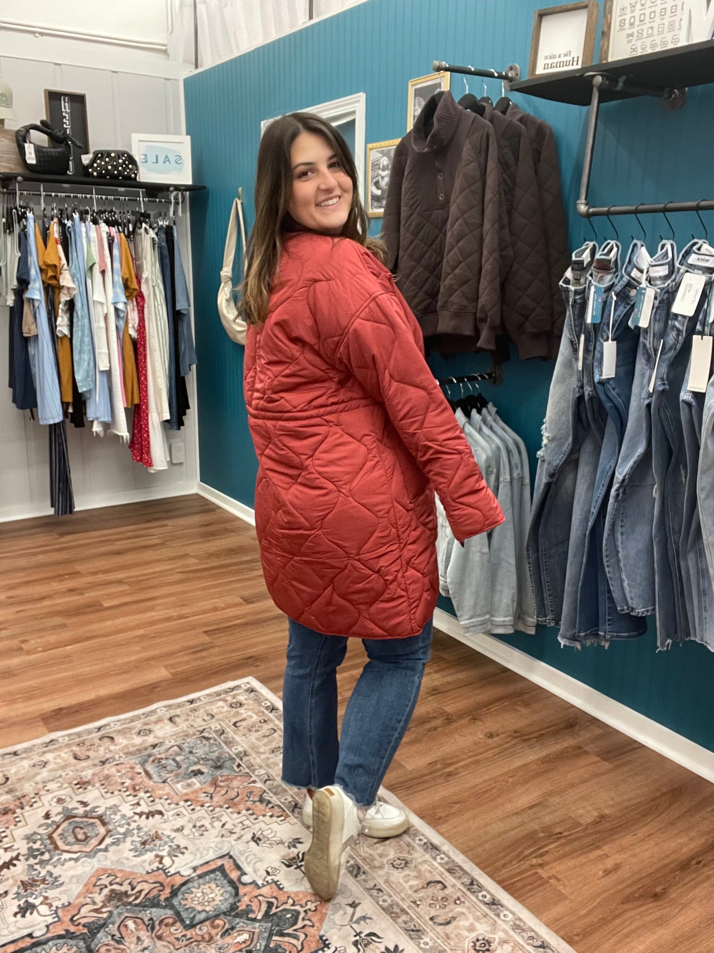 Queens Quilted Puffer Jacket