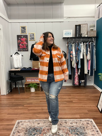 Nellie Plaid Pattern Jacket