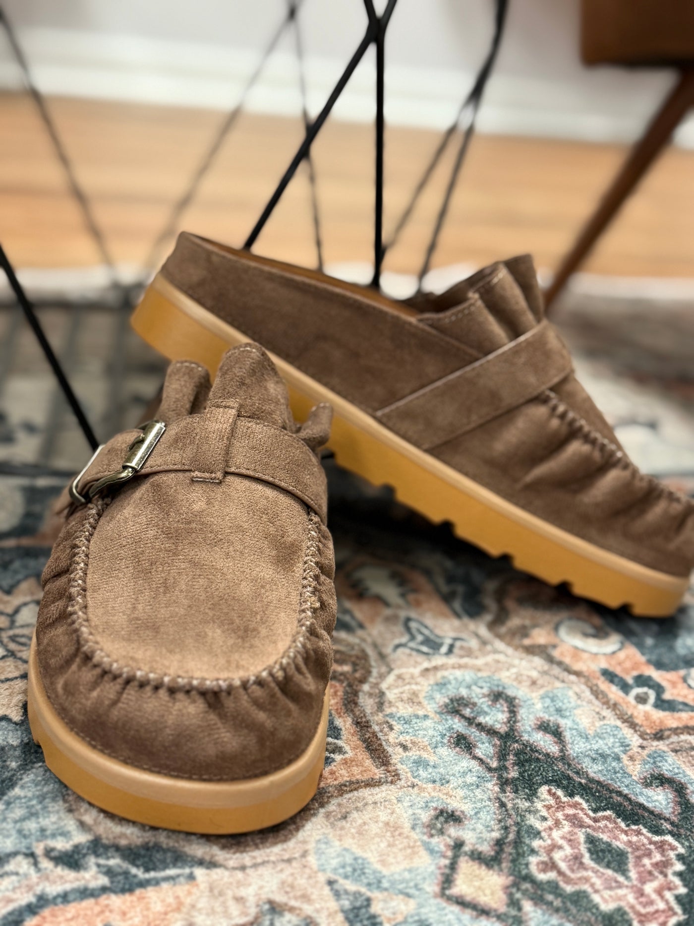 Effy Slip On Moccasin Mule