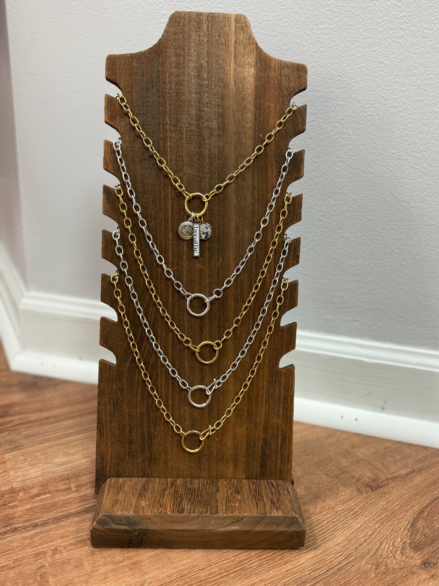 Circle Charmed  Necklace