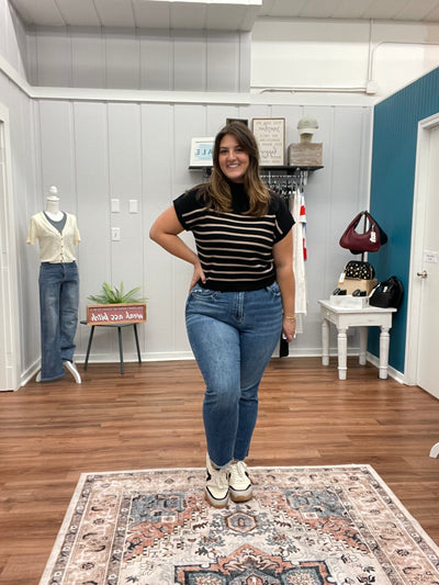 Arbella Pullover Cap Sleeve Sweater