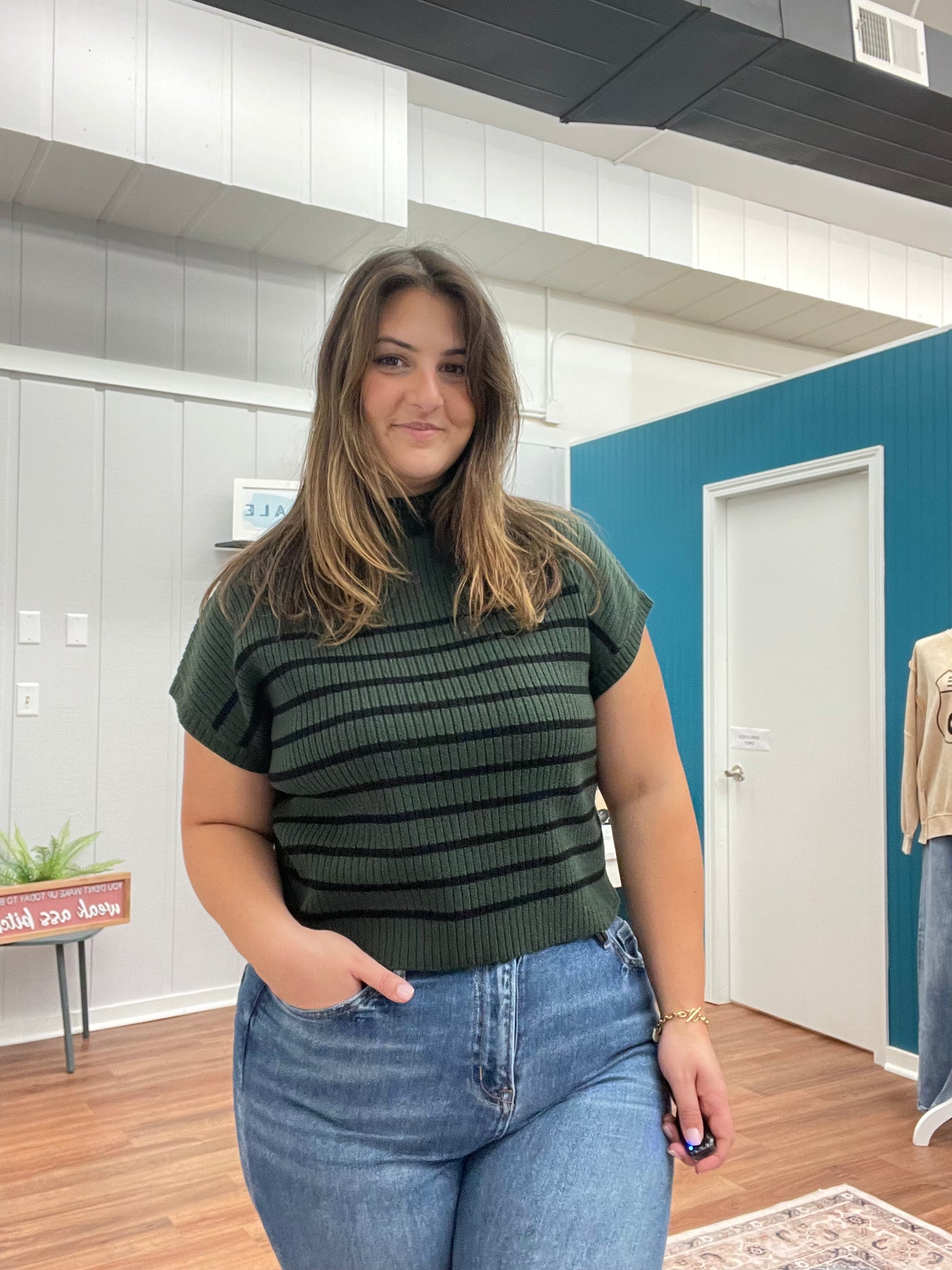 Arbella Pullover Cap Sleeve Sweater