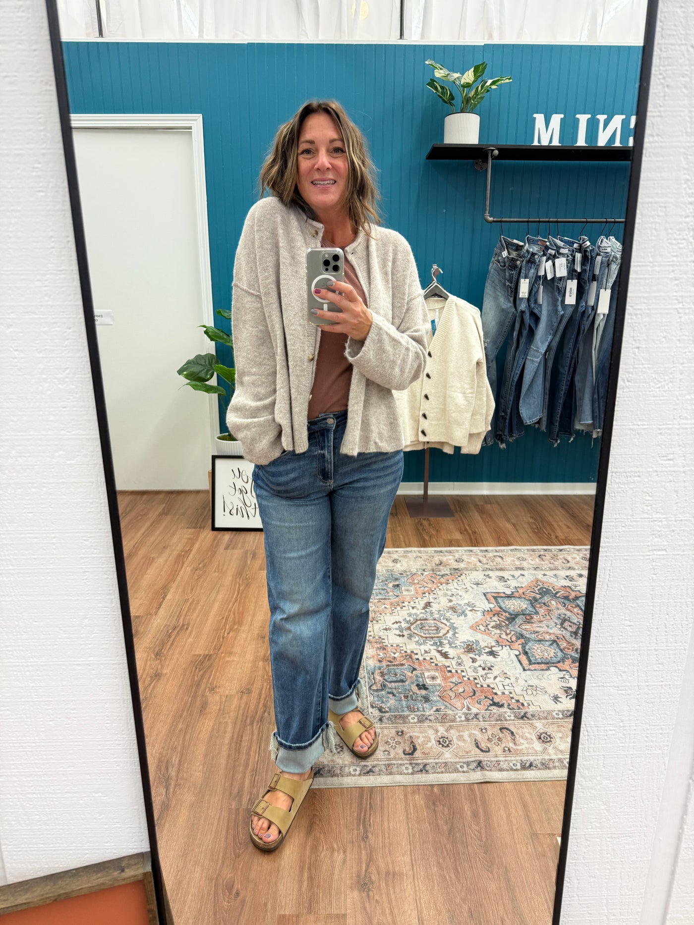 Lynne Soft Touch Button Up Cardigan