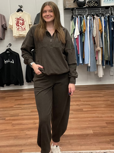 Melody Super Soft Quarter Zip & Jogger SET