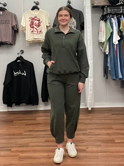 Melody Super Soft Quarter Zip & Jogger SET